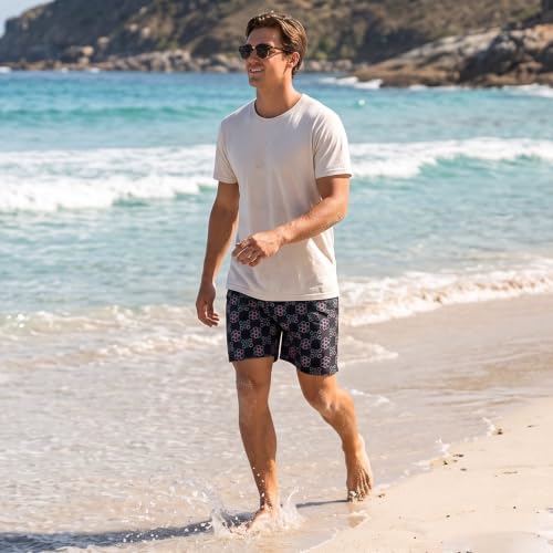 Image of Amul Comfy Men's Cotton Rich Printed Bermuda-Pack of 3- Assorted