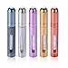 Vaporisateur Parfum Vide Rechargeable Mini Portable Voyage Parfum Atomiseur Bouteille 12 ml, 5 Pcs Flacon Parfum Vide pour Homme & Femme, Matériau: aluminium + bouteille en verre