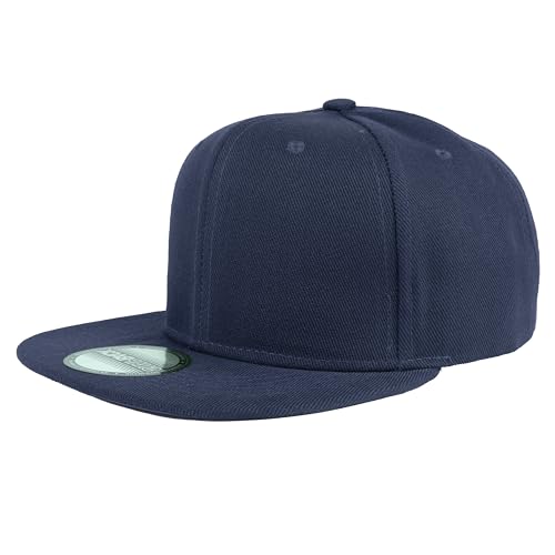 Image of Gelante Plain Blank Flat Brim Adjustable Snapback Baseball Caps Wholesale LOT 12 Pack