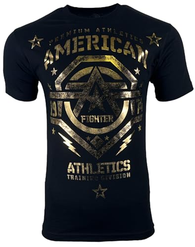 American Fighter Men's T-Shirt New Mexico Crew Neck Black XS-5XL