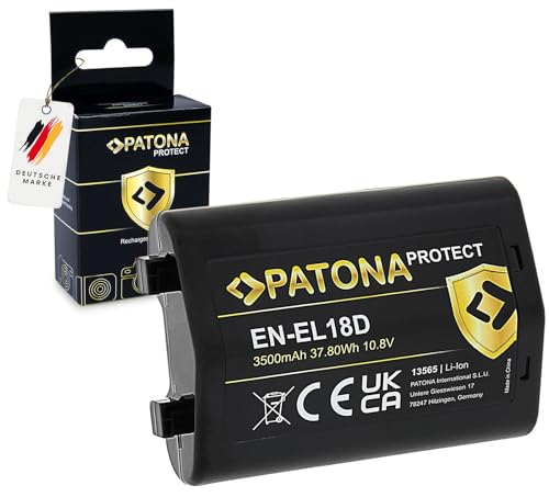 PATONA Protect V1 Batteria EN-EL18D 3500mAh