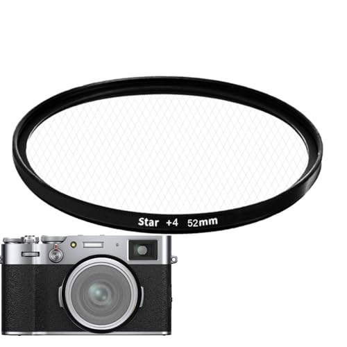 Whnbuij Objektiv-Sternfilter für Fotografie, Kamera-Fotografie, Sternenlicht-Objektiv, 52 mm, tragbares -Foto-Zubehör für Nachtlandschaft, Videofilmer,...