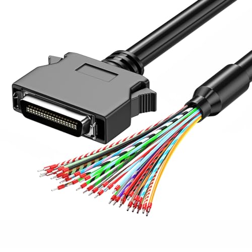 GMBYLBY SCSI Data Cable Single Head with Terminals CN50P CN36P CN26P CN20P CN14P Connectors for Tape Libraries and Disk Arrays
