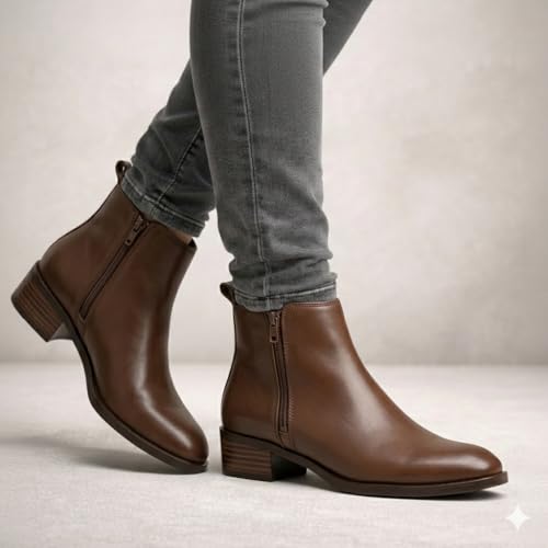 Image of Men's Chelsea Boots with Zipper closure | Croc Textured Leather | Cuban Heel | Italian Design | TPR Sole | Cushioned Insole