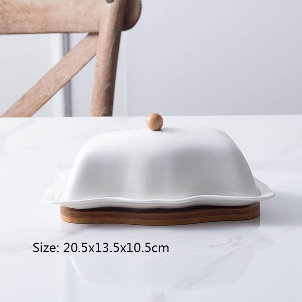 Butterteller für Arbeitsplatte Butterteller mit Deckel Base Butter Keeper Küche Margarine Halter Käse Lagerschale Butterbehälter Butterbehälter, Butterspeicherung