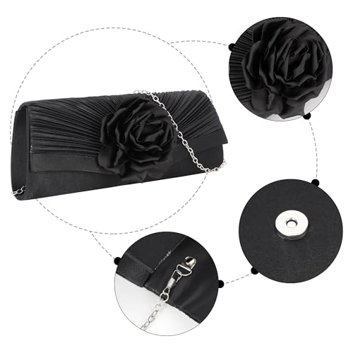 Image of Goclothod Evening Clutch Handbag Women Fashion Crossbody Shoulder Bag Chain Purse