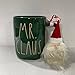Rae Dunn MR CLAUS Mug - with ornament set - Ceramic - Christmas