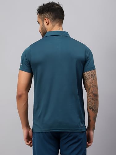 Image of VECTOR X OMT-258 Men's Water Printed Polo T-Shirt