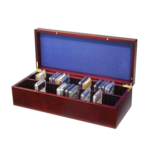 LIGHTHOUSE Coin Box for 50 Slabs Mahogany Finish