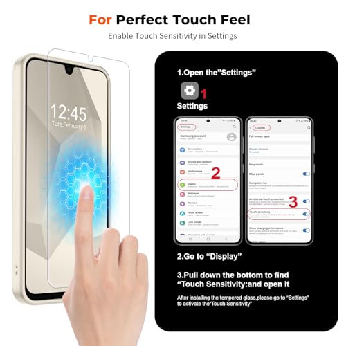 Image of SUPFINE Magnetic for Samsung Galaxy A16 5G Case with Screen Protector, (Built-in Magnets) (Military Grade Drop Protection) Slim Translucent Shockproof Phone Case,Stone
