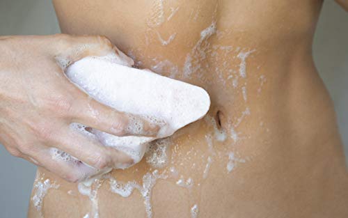 Spongeables Skinutrients Anticellulite Body Wash In A Sponge, Spa Cellulite Massager, Moisturizer And Exfoliator, 20+ Washes 4 Sponge, Pink, English Rose, 1Oz #TOP2