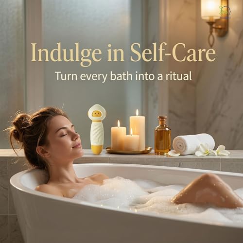 Image of KLEN Personal Body Massager for Women Handheld Rechargeable Wireless Waterproof Body Vibrating Massage Machine Easy to Use Double Action for Stress Relief and Self Use