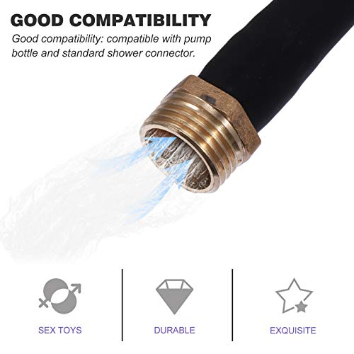 Healifty — Acessório de enema de silicone reutilizável para bocal ducha anal, limpador de irrigador