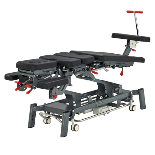 Spa Source OsseFlex Pro - 4 Drop Electric Chiropractic & Massage Table for Professional Chiropractors
