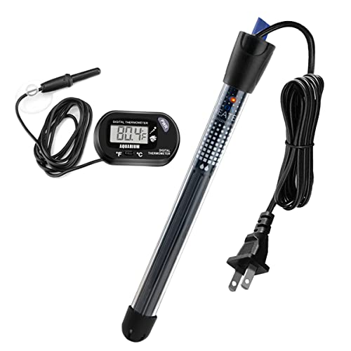 DOMICA 200W Submersible Aquarium Heater, Adjustable Fish Tank Heater