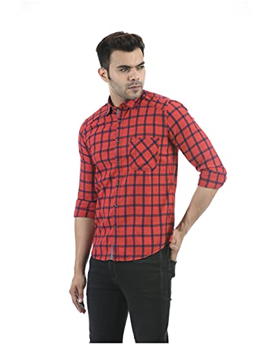 Image of Pepe Jeans Men's Regular Fit Full Sleeve Checkered Cotton Casual Shirt | Check Shirt for Man | Smart & Stylish | Multiple Styles | Mens Casual Shirts