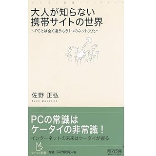 『大人が知らない携帯サイトの世界』のカバーアート