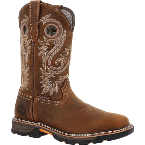 Georgia Boot Men's Carbo-Tec FLX Waterproof Pull-On Work Boot