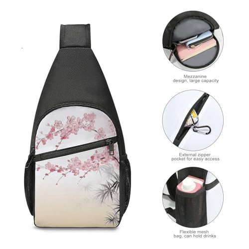 Mochila bandolera ligera para senderismo y viajes miniatura 5