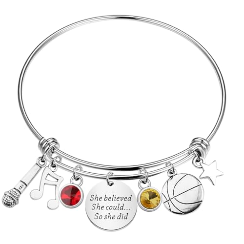 FAADBUK Musical inspired Charm Bracelet Theatre Gift Musical Fans Gift