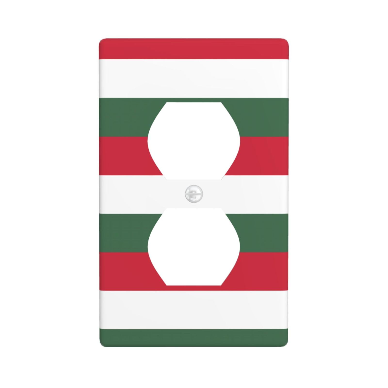 Cntdbu White Flag Of Hungary Unbreakable Polycarbonate Switch Plate-1 Gang Screwless Wall Plate For Home Office