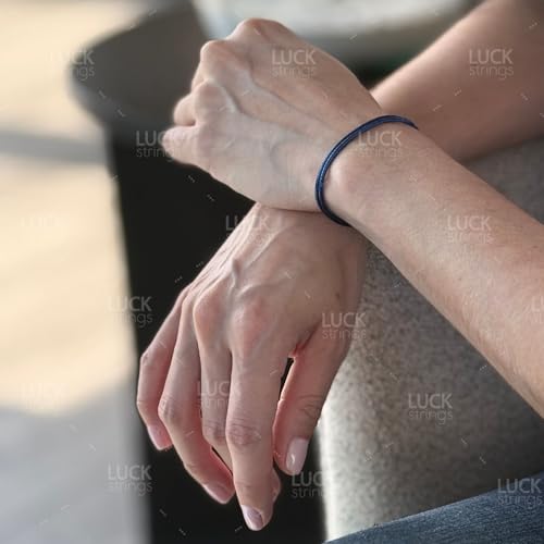 Adjustable Wax Nylon Cord Bracelet for Men Women Adult - Vegan Leather String | Unisex Waterproof Nautical & Surfer Style Friendship Gift, Minimalist4