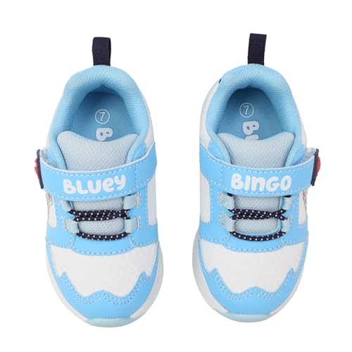 Bluey Boys Low Top Sneaker- 9 Blue/White2