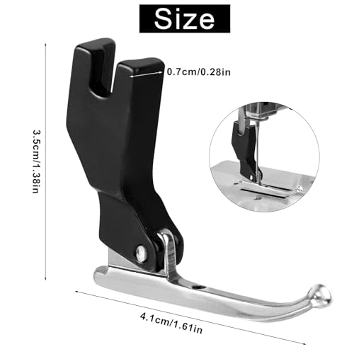 Prensatela para vestido de novia para máquina de coser miniatura 2