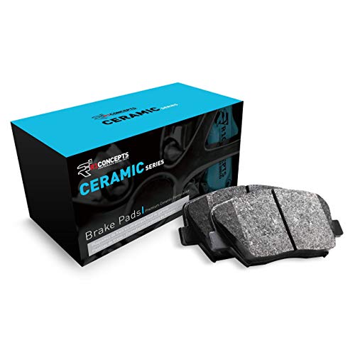 Front R1 Concepts Ceramic Series Brake Pads With Rubber Steel Rubber Shims 2310-1521-00 #1