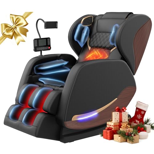 2026 Massage Chair, Massage Chairs Full Body and Recliner with 10 Fixed Points, Zero Gravity, Wood...