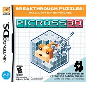 NEW Picross 3D DS (Videogame Software)