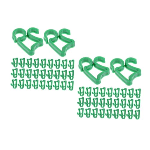 MUCKLILY 2sets Outdoor Light Clips for String Lights Weatherproof Material for Holiday Decorations and Year Use 50pcs*2