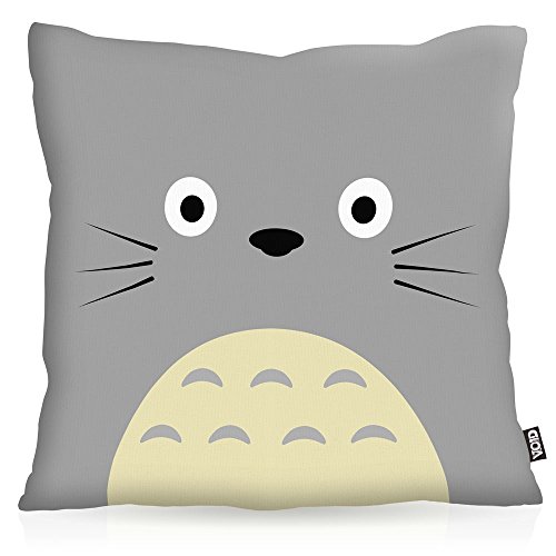 VOID Totoro Cojín Dibujo Funda cojín Funda Outdoor