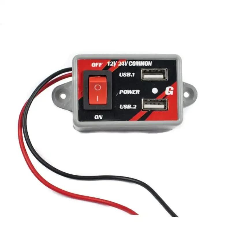 SP USB Fast Charger for CAR and Bike USE for Mobile Charger with Twin USB Socket (12/24V Mini USB)(Pack of 1)-picture-31