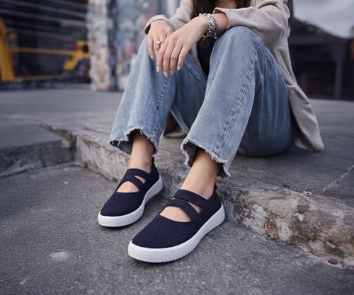 Image of Kraasa Ballet Flats Bellies for Women, Walking Flat Shoes for Woman, Lightweight Elastic Fit and Comfort, Ballerina for Ladies and Girls