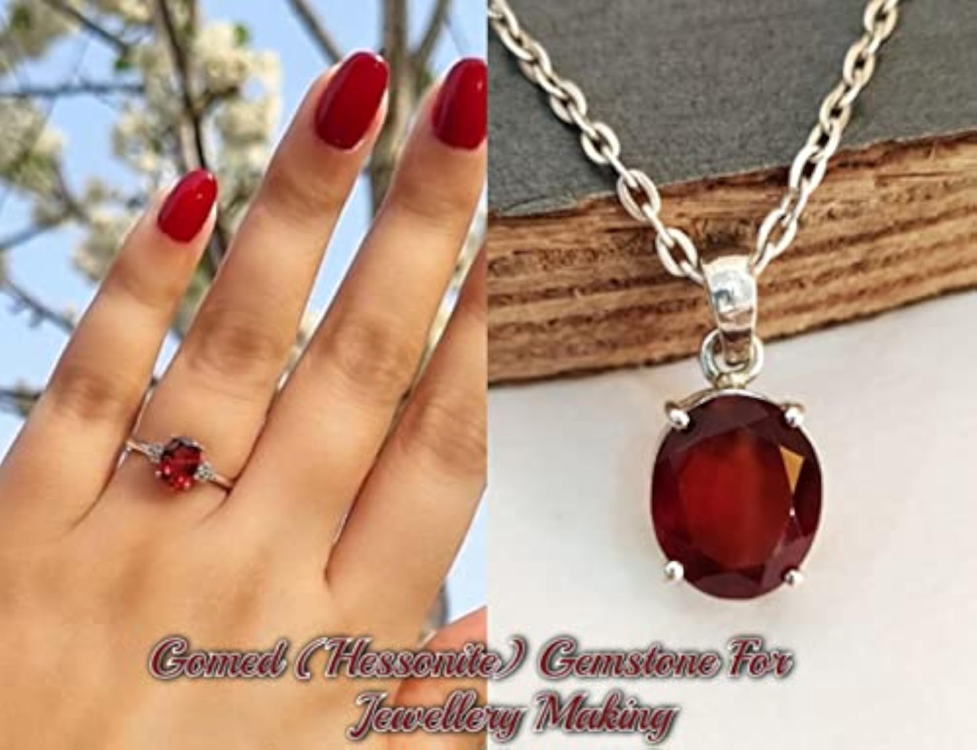 8.25 Ratti Certified Hessonite Gemstone