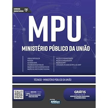 Capa do livro Técnico Ministério Público da União - MPU