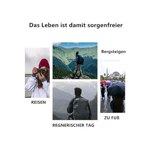 Voarge Eva Regenjacke Regenmantel für Erwachsene, für Damen und Herren Regenbekleidung Regencape Regenjacke Wasserdicht für Wandern Radfahren, M, Rosa