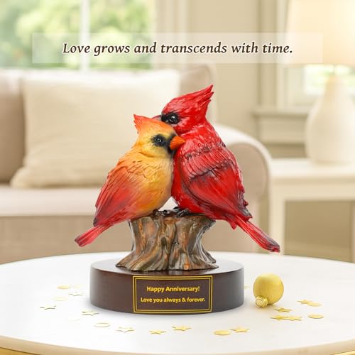 Tian Zhun Happy Anniversary Cardinal Gifts for Him Men Women Couple Boyfriend Wife Wedding Year Anniversary - Image 4