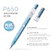 PHOSYNDYE 90 Color 1.0mm Fine Pointed Acrylic Gel Pens Coloring for Adult Painting, Writing, Marking, Student Stationery