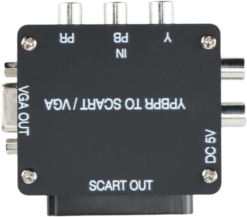 YUV to RGBS YPBPR to SCART YPBPR to VGA Component Converter Game Console, RGBS to Color Difference Component