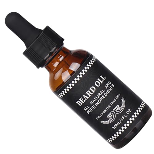 MOBUTOFU Aceite para y Bigote 30 Ml Líquido Nutritivo Hidratante Acondicionador Ligero para Hombres Cuidado Diario