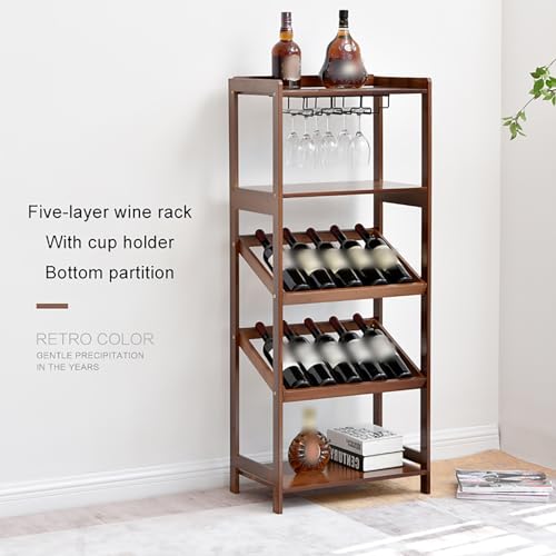 Soporte Moderno para Botellas de Vino Libre miniatura 6