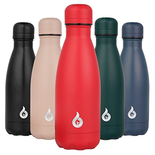 Image of BJPKPK Water Bottles Stainless Steel Insulated Bottle 12oz Small Water Bottles For Travel,Red