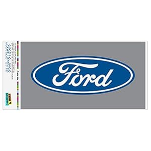 GRAPHICS & MORE Ford Motor Company Blue Oval Logo Automotive Car Window Locker Bumper Sticker