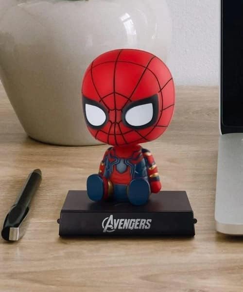 PITRESHWAR Super Hero Spiderman Action Figure Limited Edition,Comics Character|Avengerr Bobblehead with Mobile Holder for Car Dashboard,Office Desk&Study Table - Image 7 thumbnail