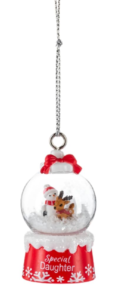 Bola de nieve decorativa Special Daughter Ganz de plástico de 2.5 pulgadas