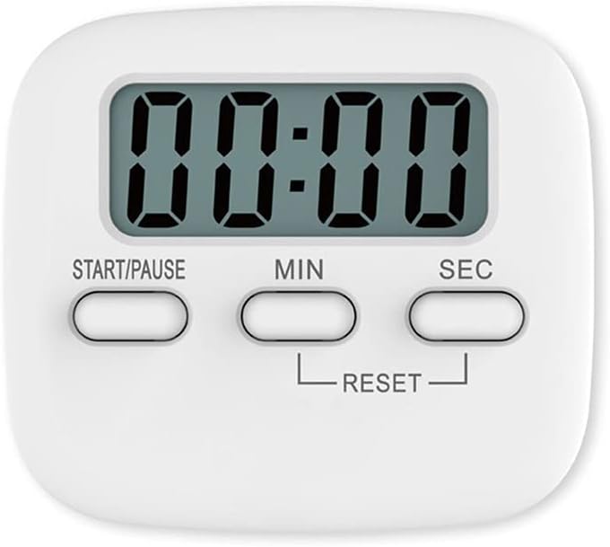 Kitchen Timer 2 Pack Digital Timers Magnetic Countdown Big Digits Back Stand