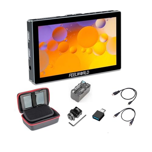 FEELWORLD P6X obe[+[d+P[XLbgtA5.5C` A~jE DSLR JtB[hj^[ ^b`XN[ 4K HDMI Px 1000nit