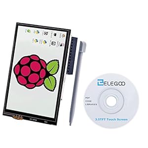 ELEGOO Display 3,5 inch TFT LCD Touchscreen Monitor 480 x 320 voor Raspberry Pi met Alle Gegevens en Touch-pen (SPI…